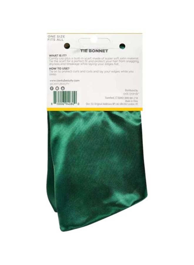 Cantu Satin Sleep Cap Tie Bonnet Green - Image 2