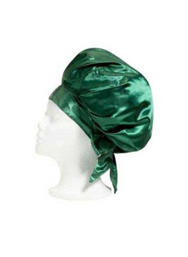 Cantu Satin Sleep Cap Tie Bonnet Green - Image 3