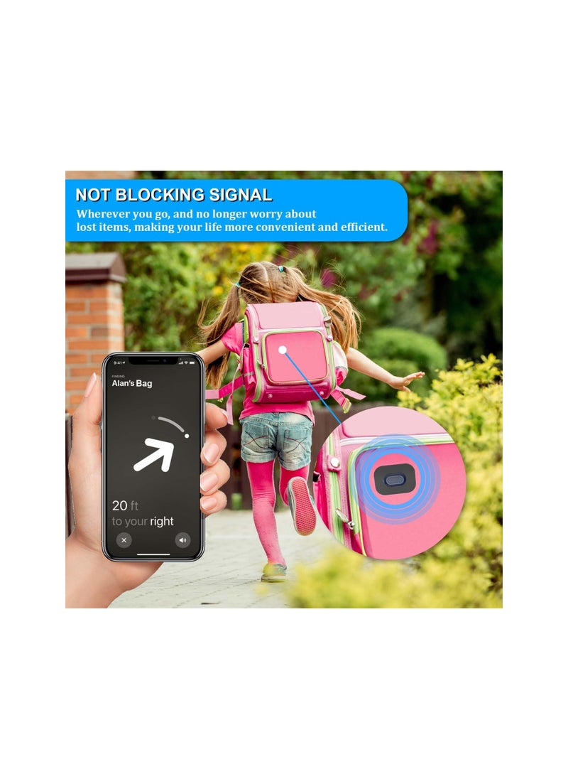 SYOSI Fabric Holder Case for Galaxy SmartTag2, 2Pack Secure & Discreet, Full protection Galaxy Smart Tag 2 Holder with 3M Adhesive Sticker for Luggage,Camera Bags, Backpacks & Purses etc.(Black&Blue)  - Image 5