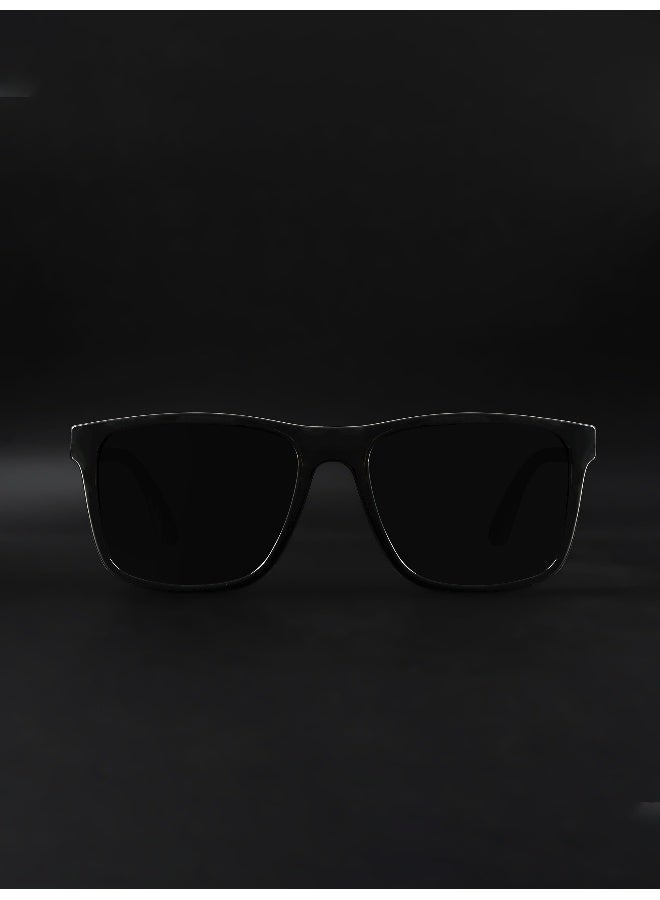 ووجلز نظارة شمسية مربعة مستقطبة سوداء - Image 4