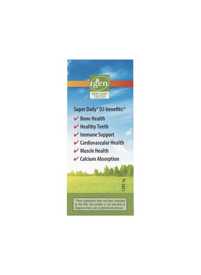 Carlson كارلسون - سوبر ديلي دي3 4,000 وحدة دولية (100 ميكروغرام) لكل قطرة، قطرات فيتامين د، فيتامين د3 سائل، بدون نكهة، 90 قطرة (2.54 مل) - Image 2