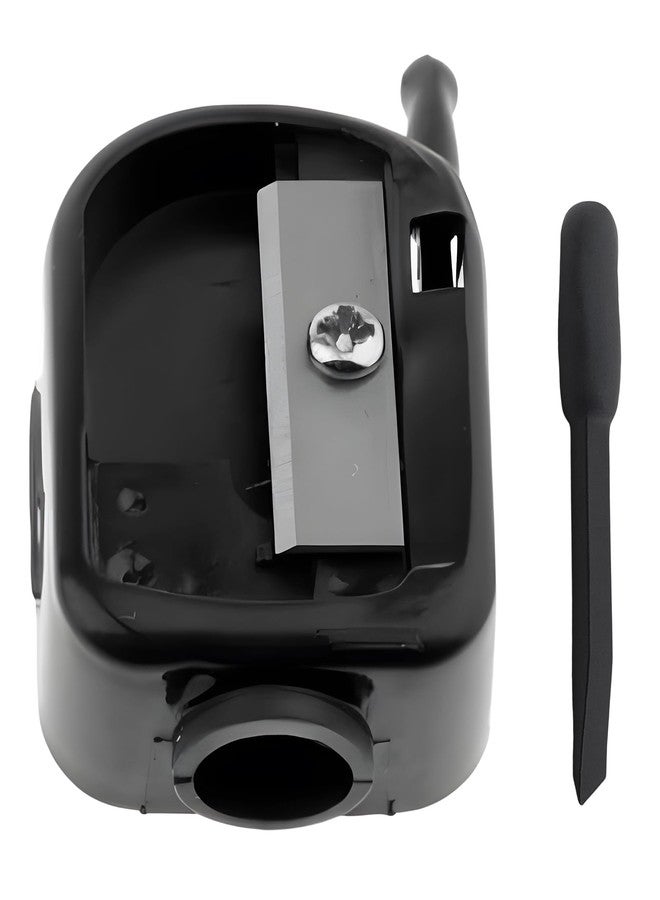 RupeeRise 2in1 Eyebrow Pencil Sharpener, Compact and Portable Pencil Sharpener with Cleaning Tool, Ideal for Professional Makeup and Travel - Image 1