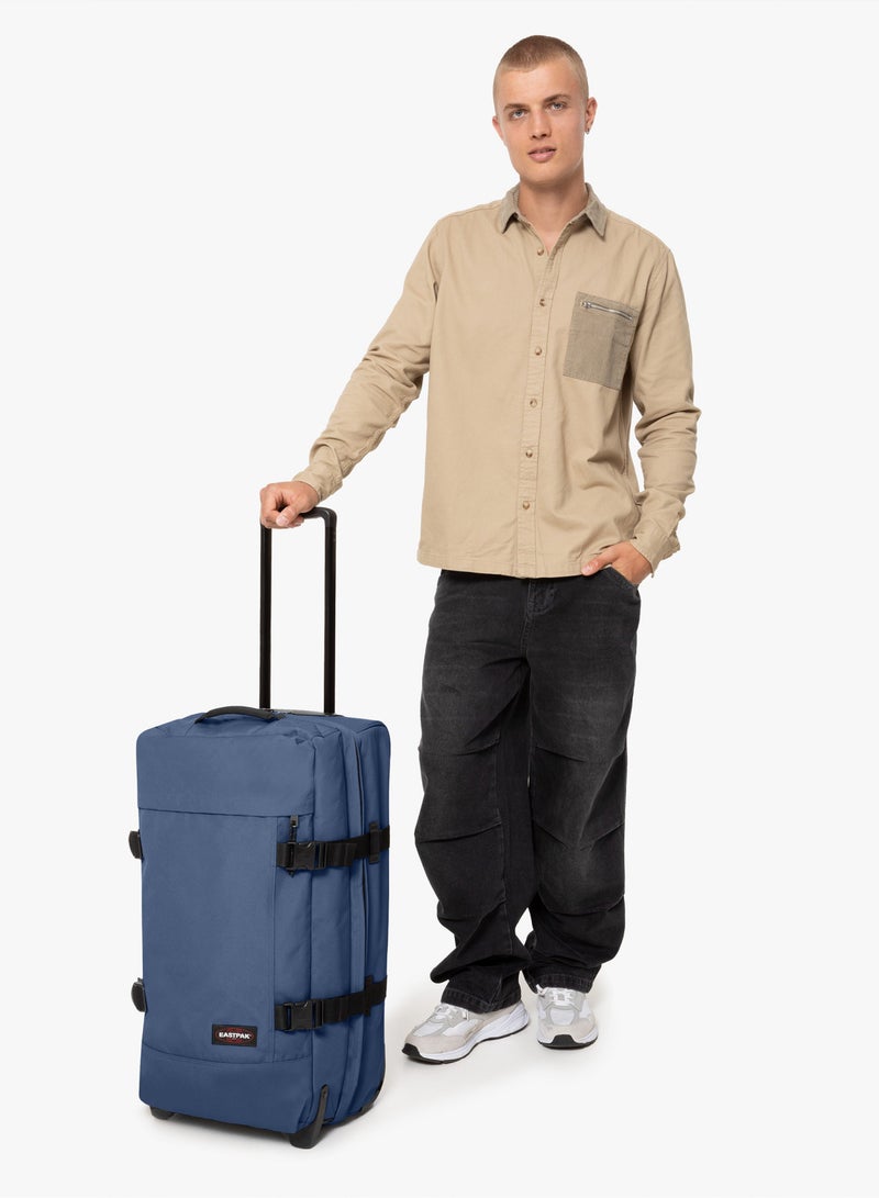 EASTPAK TRANVERZ 2-wheel travel trolley with 2 main compartments Luggage Bag Large Powder Pilot Medium - Image 3