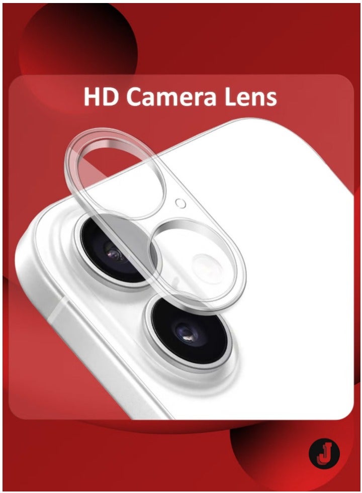 JAJEEK "New 3-Pack iPhone 16 Camera Lens Protector – Ultra HD Tempered Glass, 9H Hardness, Anti-Scratch, Case-Friendly, Easy Installation Clear Lens Cover" - Image 2