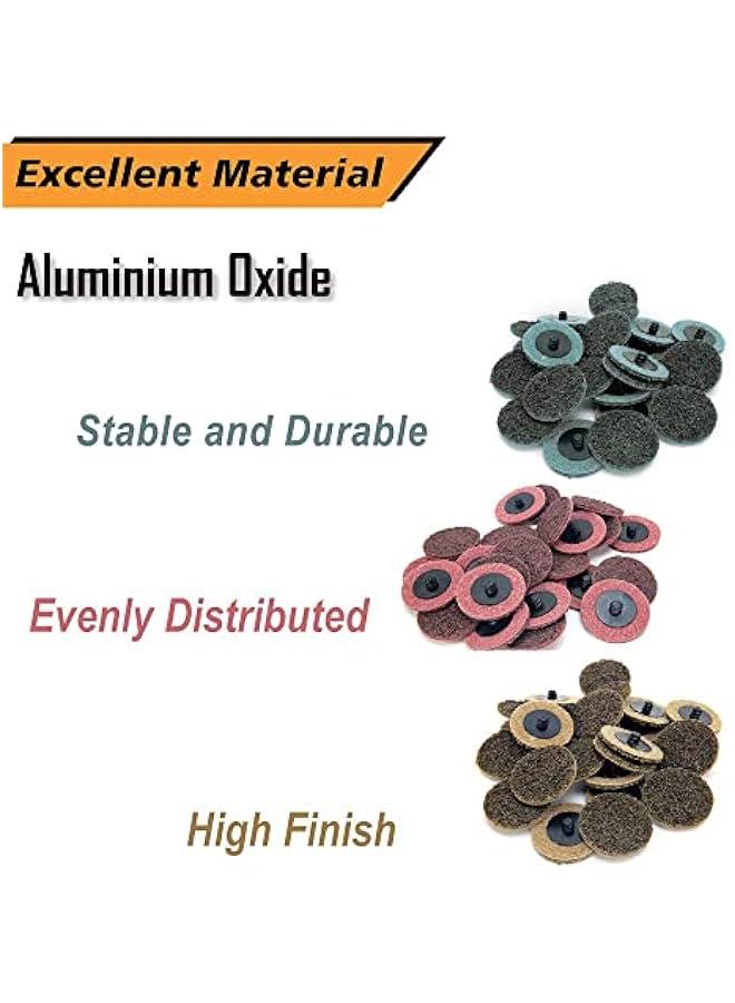48pcs Sanding Disc 2 Inch Quick Change Discs for Die Grinder with 1/4'' Holder Surface Conditioning Disc - Image 4