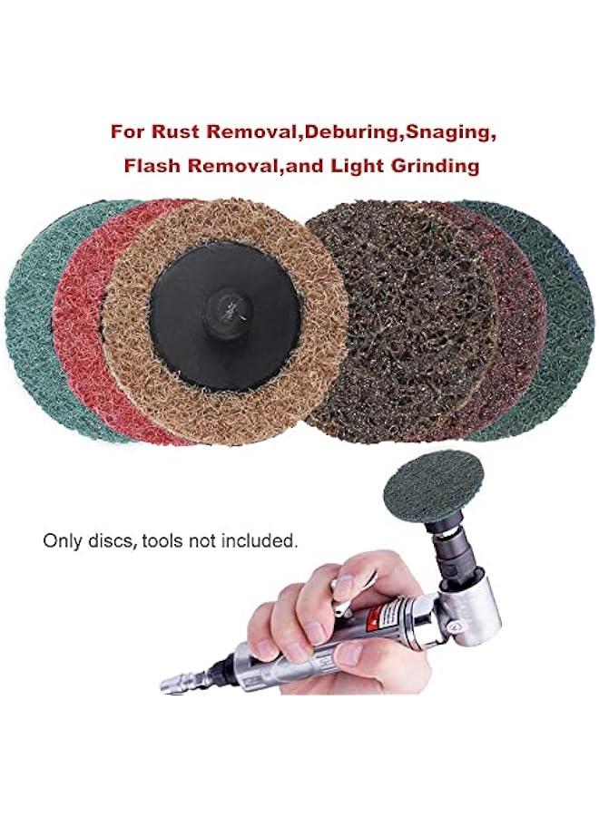 48pcs Sanding Disc 2 Inch Quick Change Discs for Die Grinder with 1/4'' Holder Surface Conditioning Disc - Image 5
