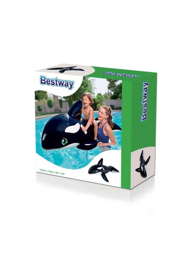 Bestway Jumbo Whale Ride-on (2.03 x 1.02 m) - Image 1