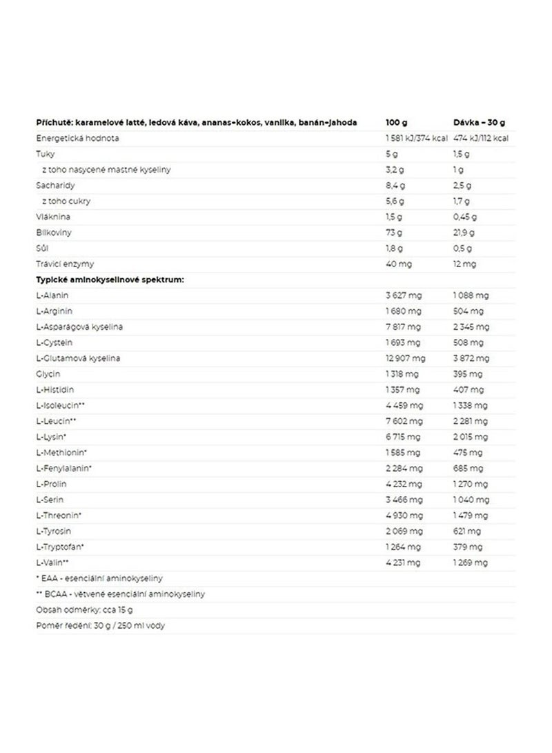 نوتريند ايزو واى بروزيرو 500 جم بودنج الفانيليا - Image 2