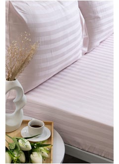 Fitted Sheet Set-Satin Stripe 2cm 1 Bed Sheet - 2 Pillowcases-180 *200-100% Egyptian Cotton - pzsku/Z7151D638BC88C20DDB86Z/45/_/1739792294/45b6b46a-a01b-44a8-8289-ffb14adaff31