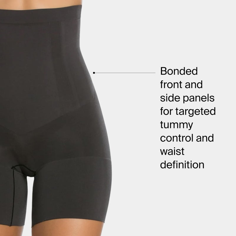 SPANX SPANXsculpt OnCore High-Waisted Mid-Thigh Short - Powerful Sculpting Shapwear for Women - Level 4 Compression - Core Control - Very Black - Medium - Standard - Image 3