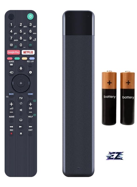 RMF-TX500E Voice Remote Control Replacement for Sony 4K QLED TV KD-55AG9, KD-65AG9, KD-77AG9, KD-85ZG9, KD-55XG8577, KD-55XG8588, KD-55XG8796, KD-65XG8588, KD-65XG866596 – Easy Setup, Voice Control, Battery Included