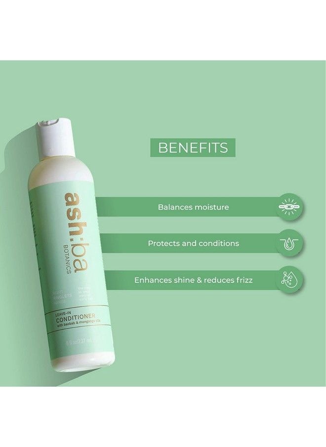 Ashba Botanics - Leavein Conditioner For Curly & Wavy Hair (237 Ml) ; Leavein Cream For Men & Women ; Paraben Silicone Free ; Premium Ingredients - Image 1