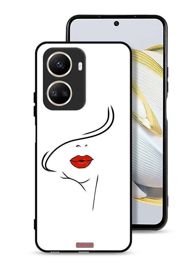Tolwak Huawei nova 10 SE Protective Case Cover Girl Face Art - Image 1