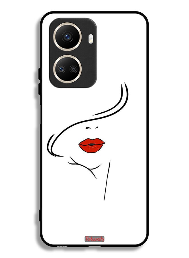 Tolwak Huawei nova 10 SE Protective Case Cover Girl Face Art - Image 2