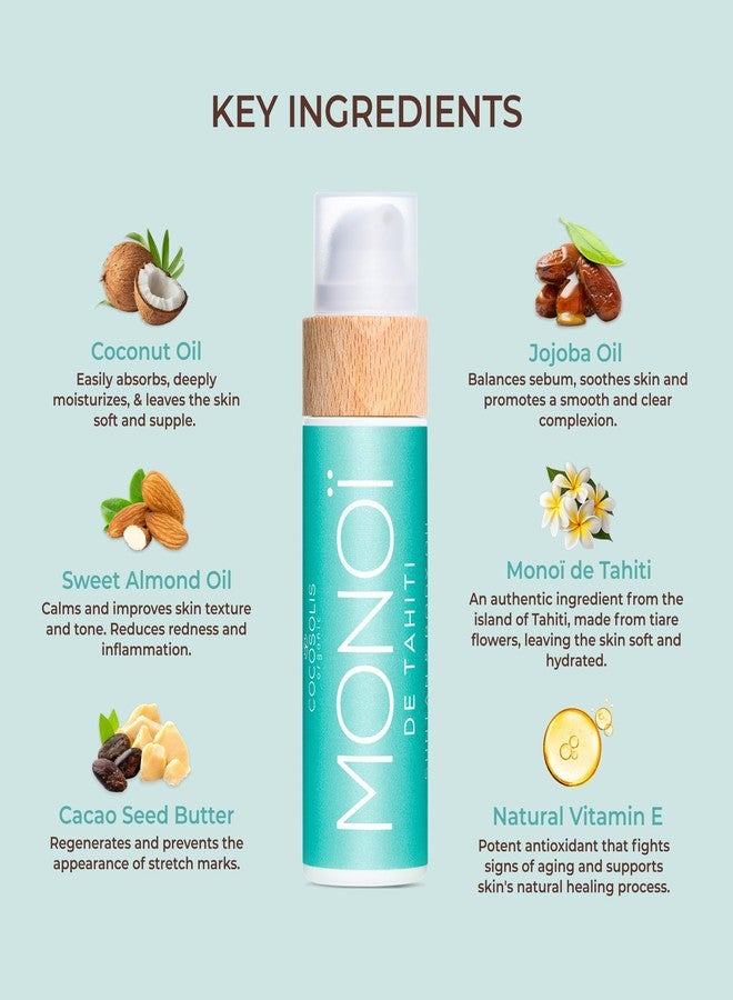 COCOSOLIS MONOI Tanning Bed Lotion Accelerator XL - Organic Tanning Oil with Vitamin E & Monoi de Tahiti - Tanning Lotion for a Fast Intensive Tan - Chocolate Tan - Nourishing Body Lotion (6.76) - Image 4