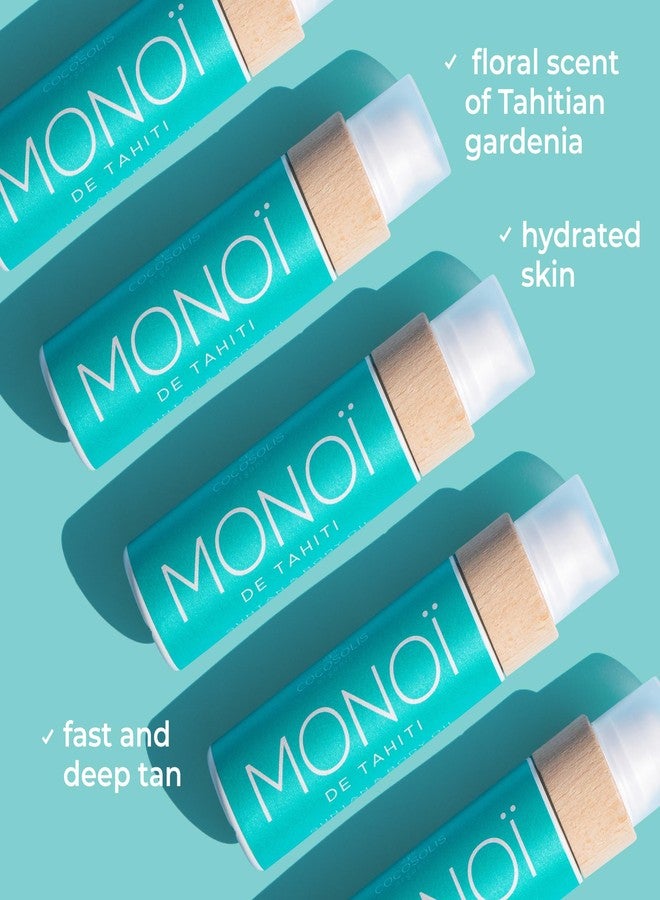 COCOSOLIS MONOI Tanning Bed Lotion Accelerator XL - Organic Tanning Oil with Vitamin E & Monoi de Tahiti - Tanning Lotion for a Fast Intensive Tan - Chocolate Tan - Nourishing Body Lotion (6.76) - Image 5