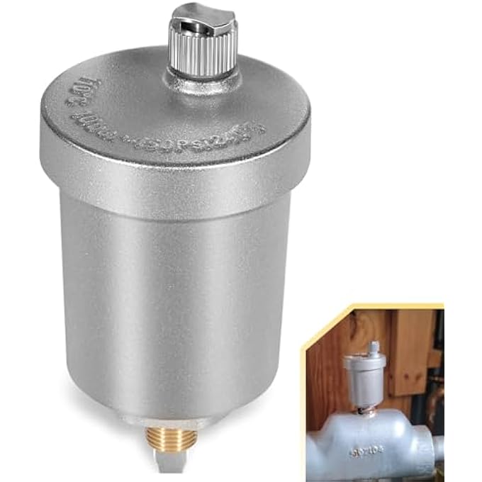 400-4 FLOAT AIR HY-VENT, 1/8" NPT AUTOMATIC AIR VENT VALVE  BRASS, COMPACT DESIGN FOR HYDRONIC HEATING SYSTEMS, BOILERS, RADIATORS & SOLAR HOT WATER - Image 2