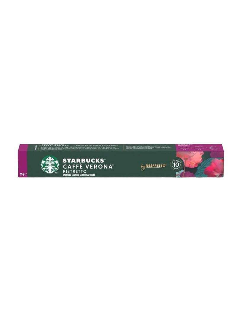 Starbucks Starbucks Nespresso Compatible Cafe Verona Pods - 10 Capsules - Image 2