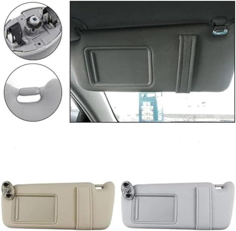 Wivplex Car Interior Sun Visor with Mirror for Toyota - Image 4