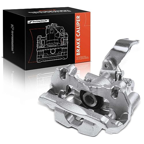 A-Premium Disc Brake Caliper Assembly with Bracket Compatible with Select Mazda Models - Protege 2001-2003, Protege5 2002-2003 - Rear Right Passenger Side - Image 1