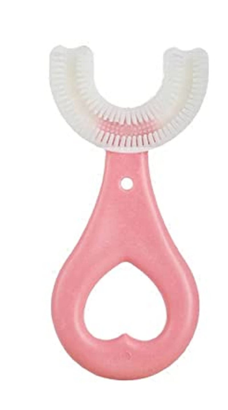 ClearChoice:- U Shaped Toothbrush for for Kids Children for 1-3 Years Mouth Cleaning(Multi Color)(1 Pis) - Image 1