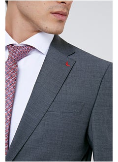 D'S DAMAT Grey Classic Suit 41% Wool  - Image 3