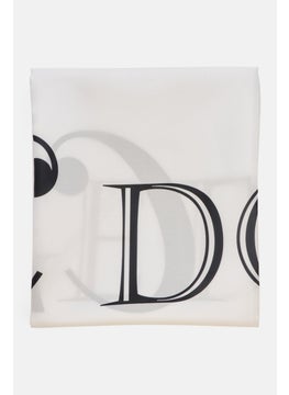 allure Get Chic Done Shower Curtain, White  - Image 1