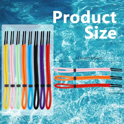 DMwespe 8 Pcs Floating Sunglasses Straps Buoyant Glasses Retainer for Water, Universal Adjustable Floatable Eyewear Lanyard for Boating Kayaking Fishing Paddleboarding Beach Lake Pool - Image 3