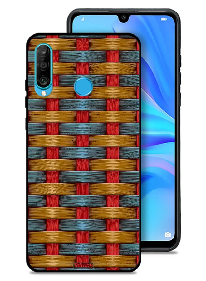 Tolwak Huawei nova 4e Protective Case Cover Strips Art Pattern - Image 1