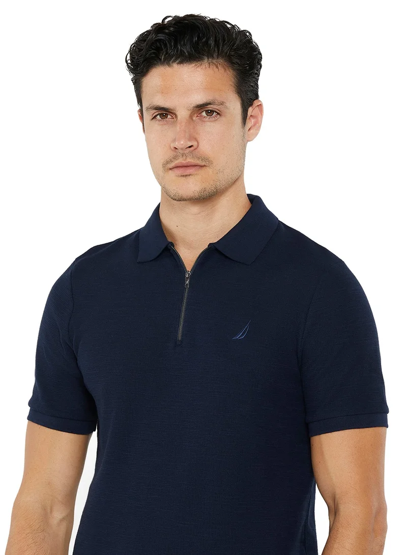 NAUTICA Slim Fit Premium Cotton Logo Polo Shirt