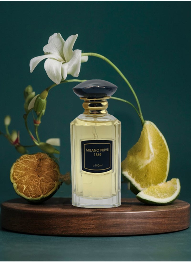 ROSEMOUNT - Rosemount Milano Prive-1869 100ml Eau de Parfum for Men Woody Scent Profile for Lasting Elegance Enduring Charm and Refinement Crafted to Resonate with the Discerning Gentleman - Image 1