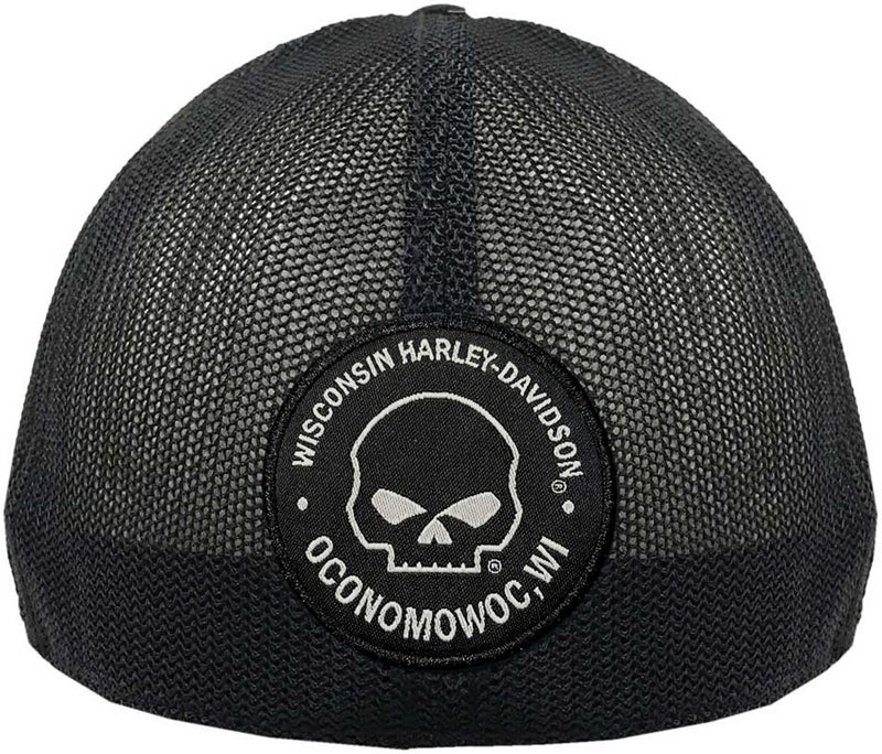 HARLEY DAVIDSON Harley-Davidson Willie G Skull Black Baseball Cap - Image 2
