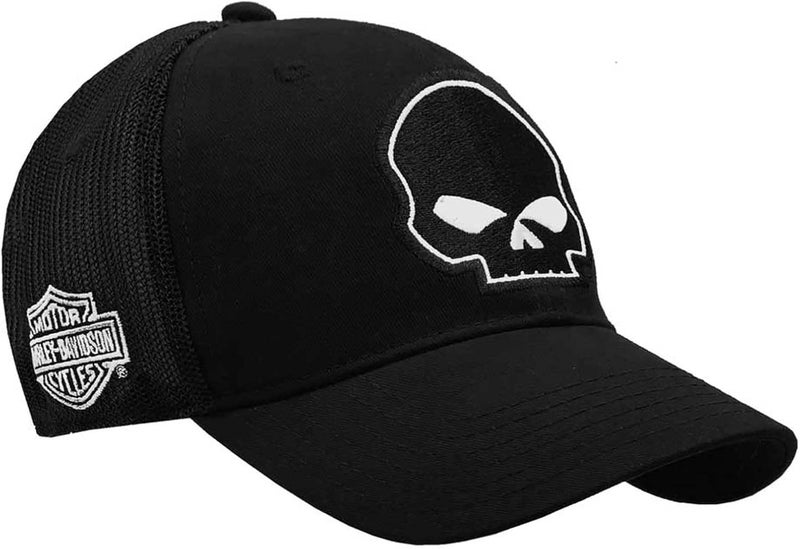 HARLEY DAVIDSON Harley-Davidson Willie G Skull Black Baseball Cap - Image 1