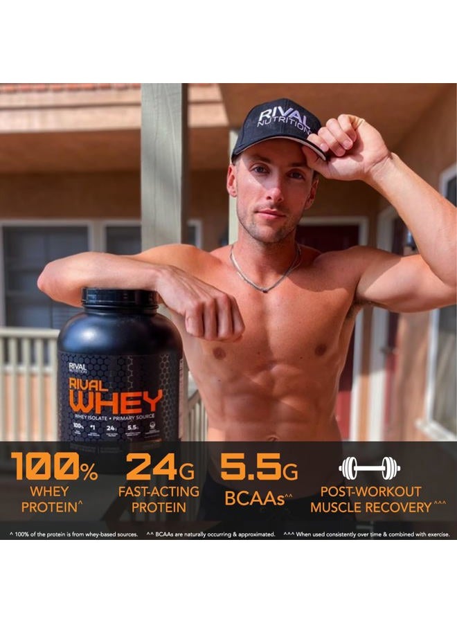 RIVAL NUTRITION وي بروتين - شوكولاتة غنية 5 أرطال - Image 3