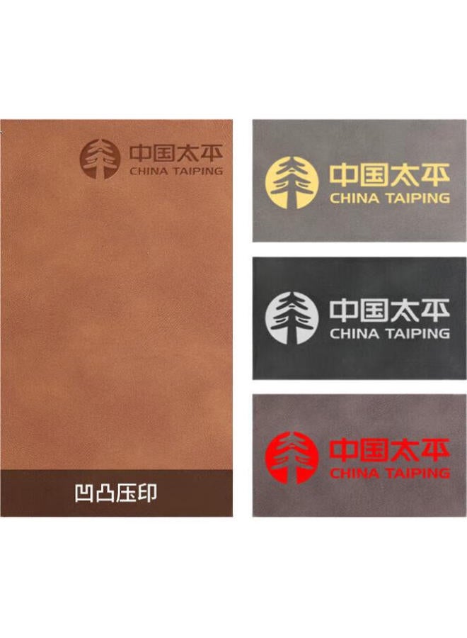 elifo Yilifeng Customizable A5 Faux Leather Notebook Thickened Notepad Stationery For Students Diary Adult Office Business Meeting Record Book Sheepskin Black 1Pc - Image 3