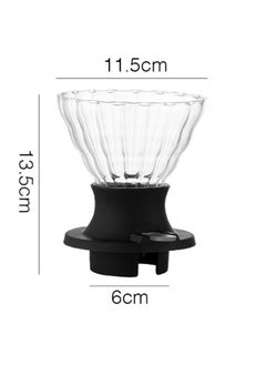 رانك  قمع تقطير V60 و نقع القهوة مع صمام بطريقة كليفر مقاس 02  - Image 2