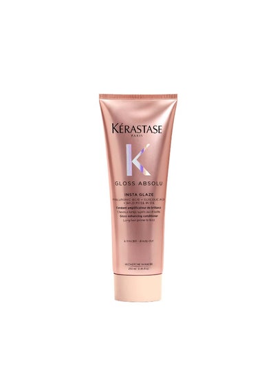 KERASTASE Gloss Absolu Conditioner with Glycolic Acid, Hyaluronic Acid and Wild Rose in Oil