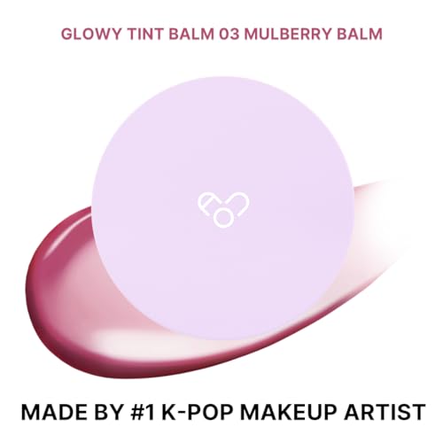 AOU GLOWY TINT BALM Tinted Lip Balm with Natural Gloss Instant Hydration for Chapped Lips 0.12Oz (03 Mulberry Balm) - Image 2