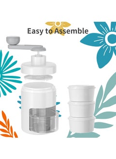 Vihoom Ice Shaver Machine Portable Ice Crusher with Three Free Ice Cube Trays for Home Outdoors Use  - Image 4