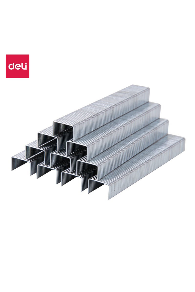 Deli ET70110 Staples - 53/8, Silver, 1000pcs - ideal for everyday stapling tasks - Image 1