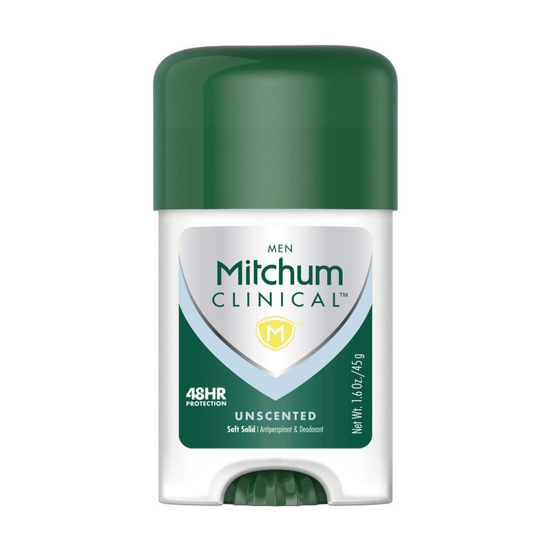 Mitchum Men Clinical Soft Solid Antiperspirant Deodorant,Unscented, 1.6 Ounce - Image 2