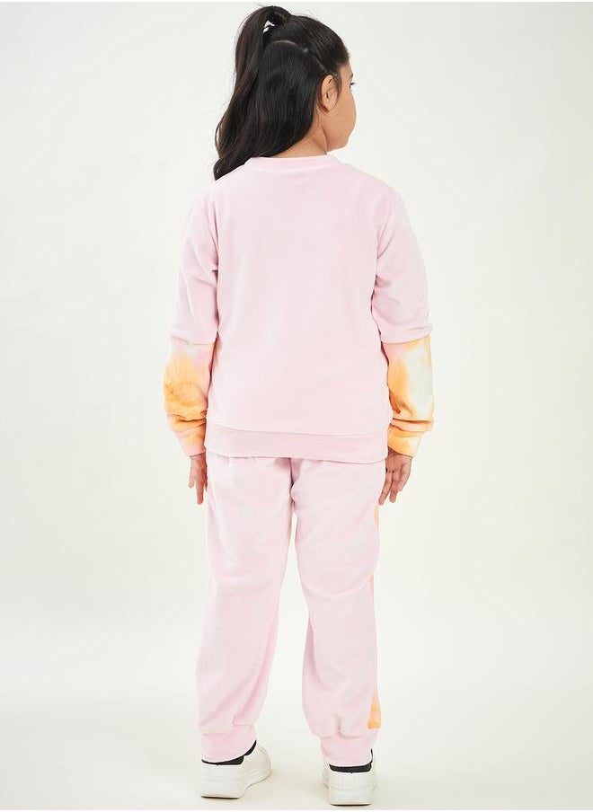 Stylo Bug - Graphic Print Sweatshirt With Track Pants by Styli - Image 1