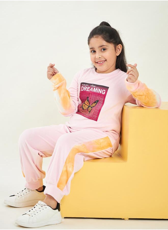 Stylo Bug - Graphic Print Sweatshirt With Track Pants by Styli - Image 1