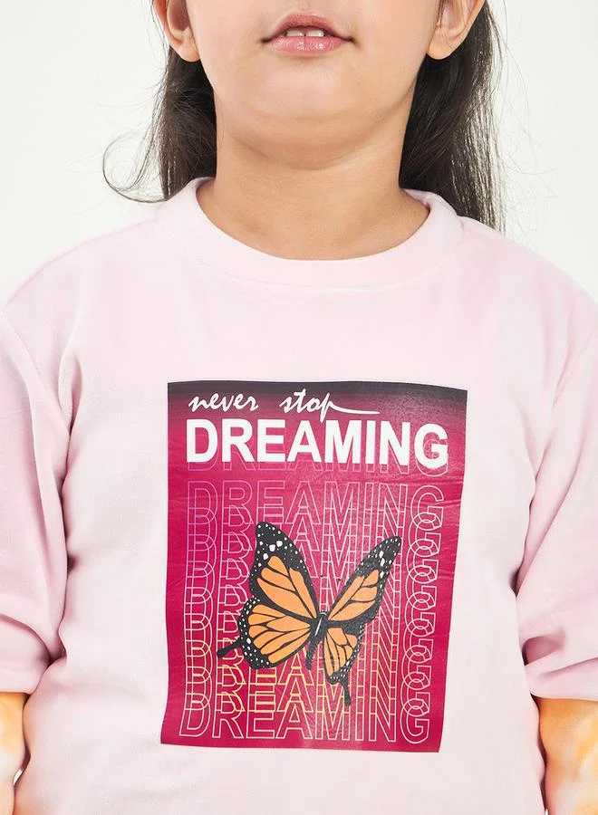 Stylo Bug Graphic Print Sweatshirt With Track Pants by Styli