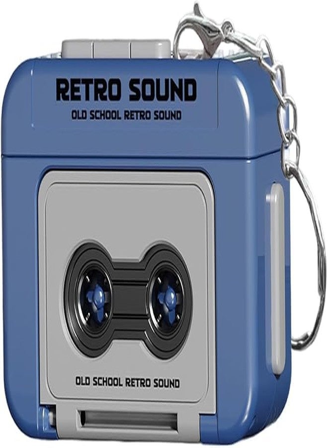 KPS Retro Sound Mini Voice Recorder Keychain | Portable Audio Recording Design Key Holder For Bag/Car/Bike | Fun Retro Keyring For Kids & Adults (Pack of 1,Multicolor) - Image 1