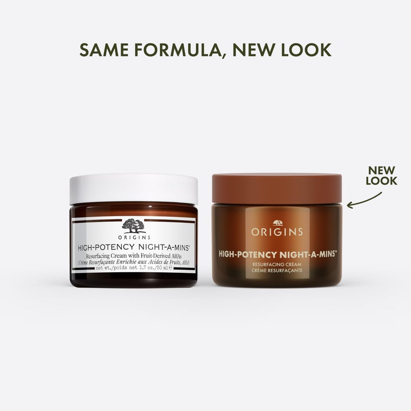 Origins High-Potency Night-A-Mins Resurfacing Face Moisturizer with Jojoba and Squalane | Night Cream, 1.7 Fl Oz - Image 2