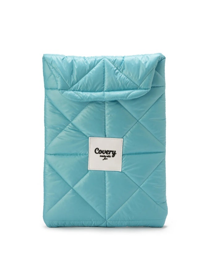 أكمام لابتوب منفوخة، أزرق فاتح، مقاس ١٣ بوصة - Image 1