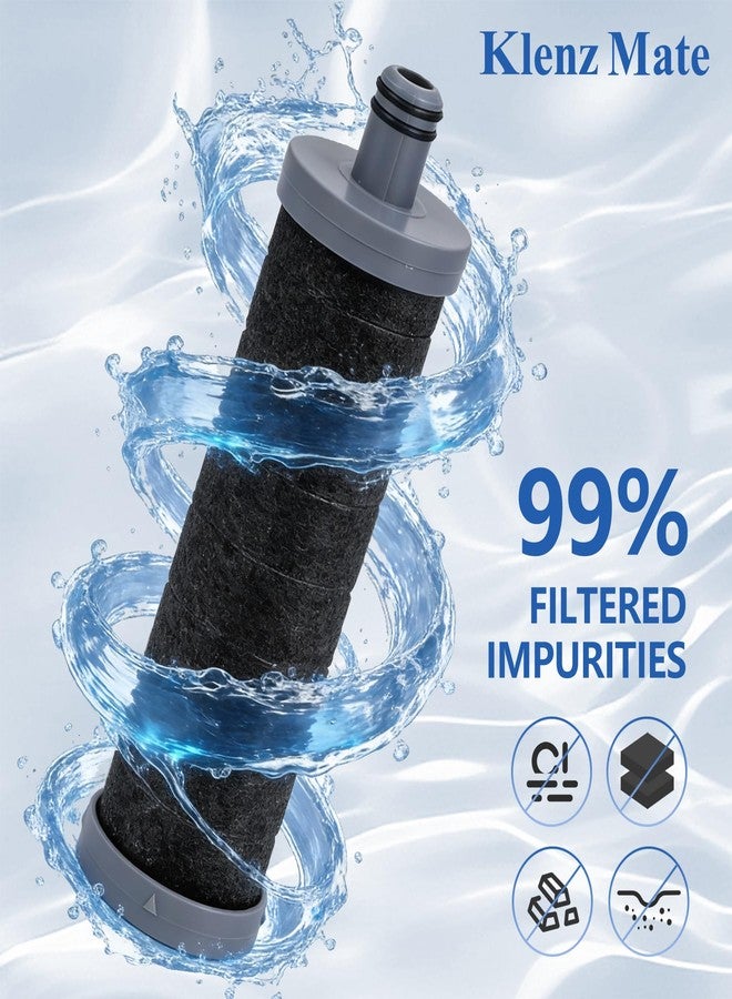 KlenzMate Carbon Shower Head Filter for Hard Water, Compatible with Shower Filter System, Removes Chlorine, Heavy Metals and Impurities from Tap Water, Improves The Condition of Dry Skin, Hair - Image 4