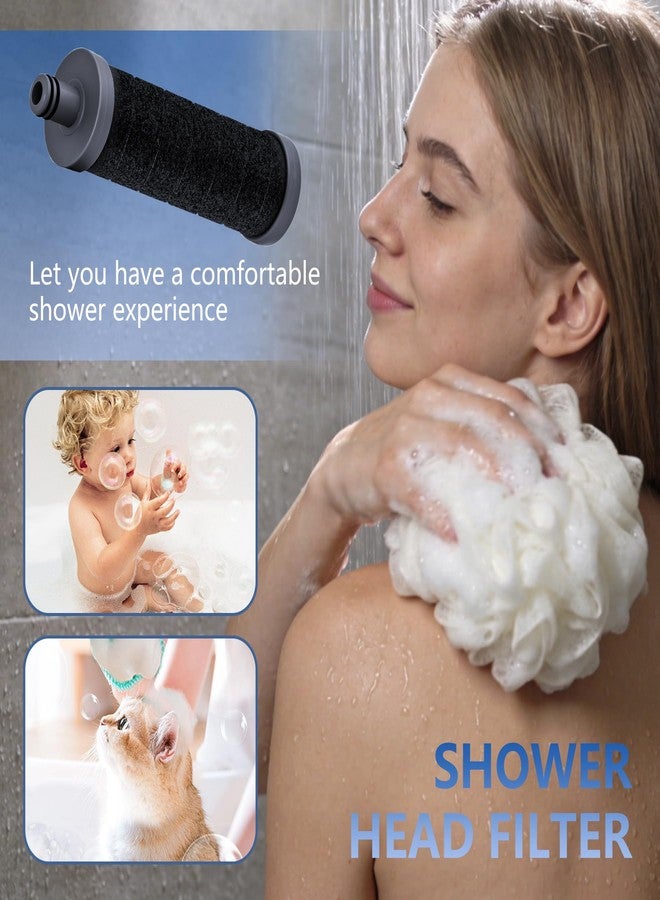 KlenzMate Carbon Shower Head Filter for Hard Water, Compatible with Shower Filter System, Removes Chlorine, Heavy Metals and Impurities from Tap Water, Improves The Condition of Dry Skin, Hair - Image 5