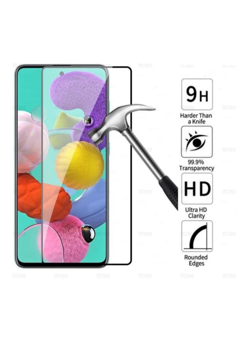 vesus [2-Pack] Tempered Glass Screen Protector for Samsung Galaxy A73 5G Full Coverage Screen Glass 9H Hardness Anti Fingerprint Scratch Resistance - Image 3